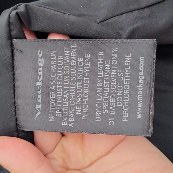 Like New Mackage 100% Lambskin Bomber Jacket XXS-XS - Picture 6 of 7